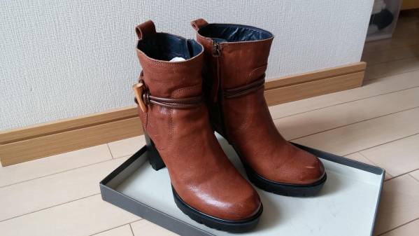 ■存在感あり！デザイン性抜群なショートブーツ■size38
