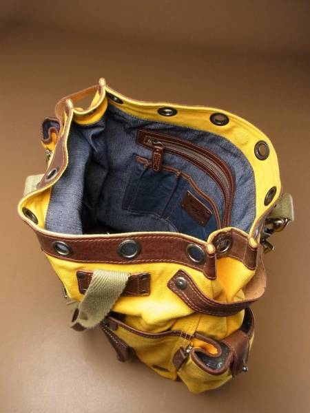 A8656*ウィルレザーグッズ*キャンバス×レザートートバッグ/鞄