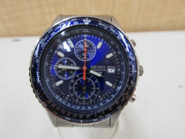 【府中店】セイコーSEIKOクロノグラフメンズ腕時計7T92-0CE0
