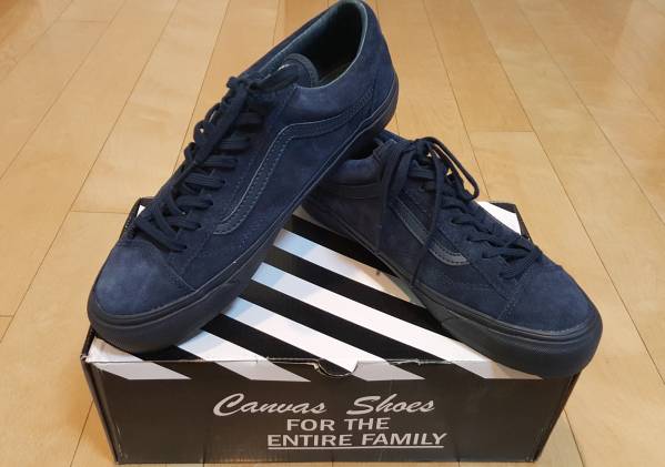 WTAPS × VANS OG STYLE 36 LX US9.5 27.5cm NAVY 紺