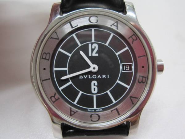 BVLGARI ブルガリ ソロテンポ メンズ腕時計 クォーツ ST35S