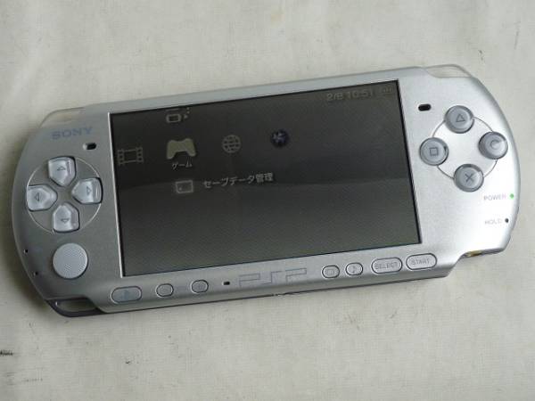 ソニーPSP-3000 MS ミスティック・シルバー■美品/動作品