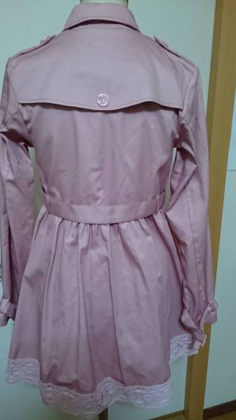 150センチ大人もｏｋピンクレース付きワンピースコート スプリングコート 売買されたオークション情報 Yahooの商品情報をアーカイブ公開 オークファン Aucfan Com