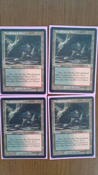 mtg 血染めのぬかるみ 英語版 4枚セット ons