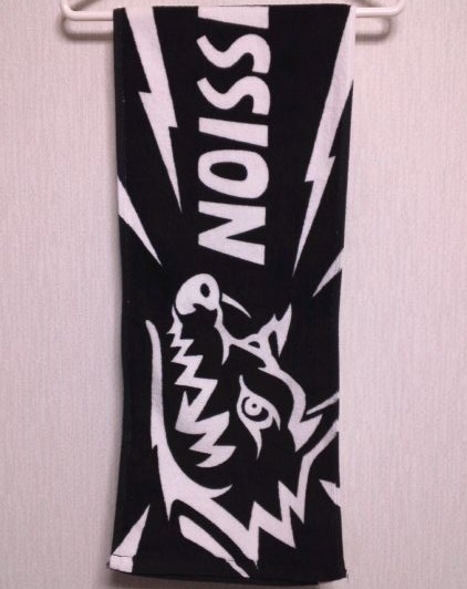 希少★MAN WITH A MISSION★初期ロゴ・タオル★黒/白