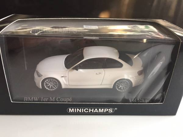 ミニチャンプス希少】 1/43 BMW 1er M Coupe ホワイト / E82 おもちゃ