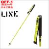 ○110cm/16 LINE TAC LIME スキーポール ストック　軽量