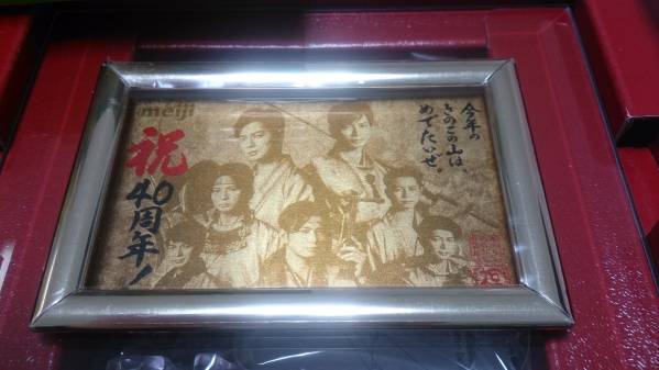 嵐 松本潤金プレート きのこの山 40周年記念 非売品 ARASHI 松本潤 送料無料 きのこの山 40周年記念オリジナル 松本潤金プレート 人