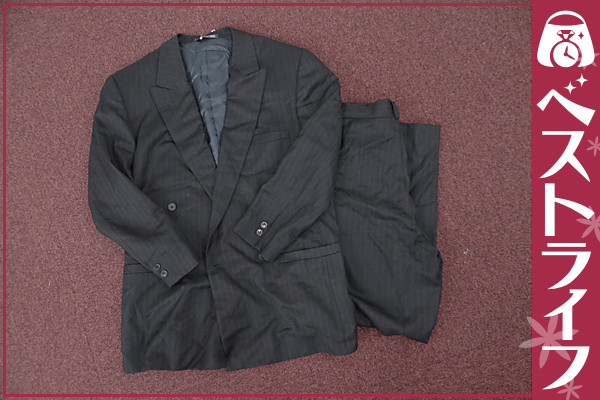 1円 本物 ヴェルサーチ Webボタン 上下セット スーツ