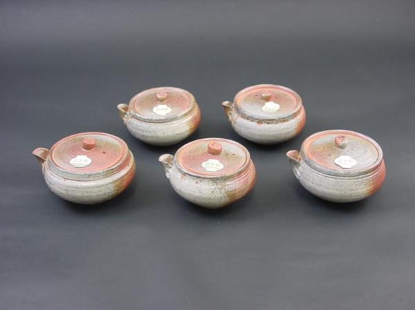 ＜清水焼＞火いろ蓋付珍味揃　５客