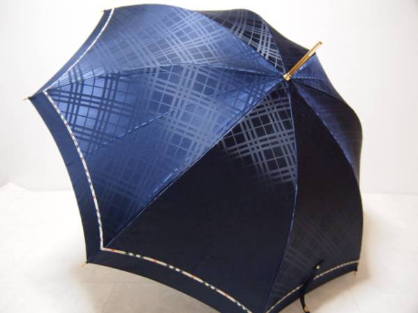 極美品✨️Burberrys バーバリーズ 長傘 紺チェック ノバチェック 即決□BURBERRY バーバリー 長傘 雨傘□ノバチェック/紺 バーバリー