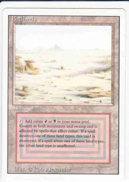 MTG Badlands 英語 3ED リバイズド デュアルランド Badlands | デュアルランド MTG リバイズド 英語 公式通販 3ED