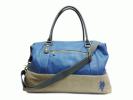 お得★*.ほぼ未使用1円☆US POLO 2WAYバッグ ブルー×グレー.*★