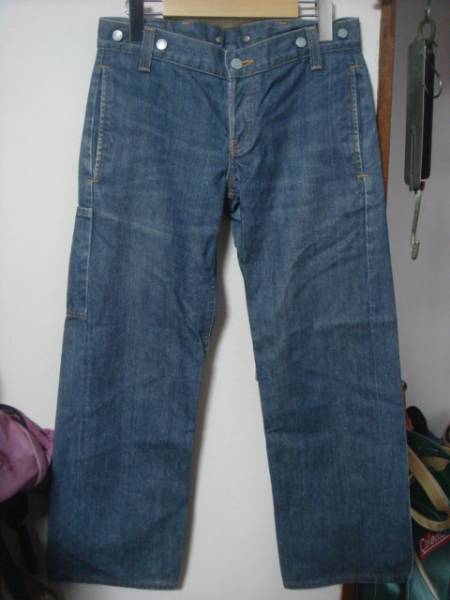 マーガレットハウエルMARGARETHOWELL×エドウィンEDWINバックルバック ペインターパンツ