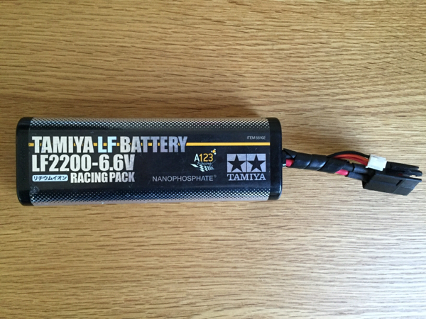 中古 タミヤ LF2200 リフェバッテリー② A123