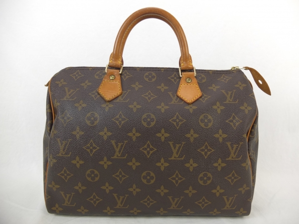 ヴィトン モノグラム ハンドバッグ 茶 スピーディ30 M41526