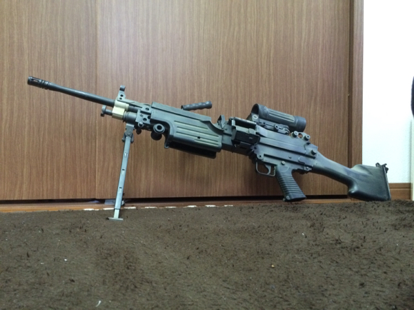 M249 MK2 minimi ウェザリング加工