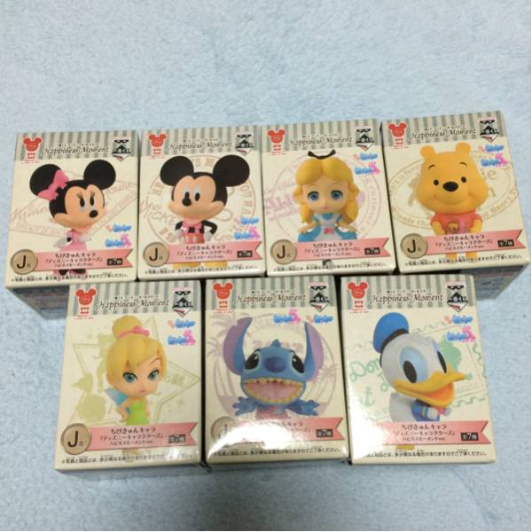 ディズニー一番くじJ賞ちびきゅんキャラ ミッキーミニーアリス