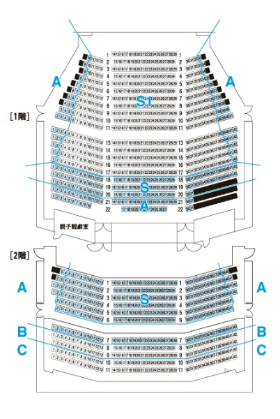 劇団四季リトルマーメイド 3/20(日) ４列以内センターペア良席①