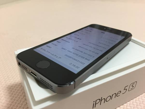 【即決 超美品】iPhone5s docomo 16GB グレイ 判定○ 残債なし_2