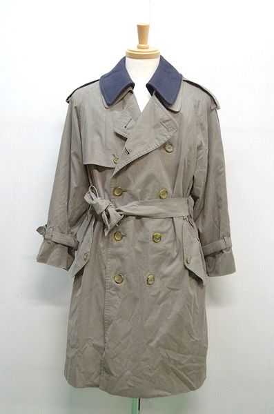 136□BURBERRY□トレンチコート ベルト ライナー 襟付 高級 万能 2026