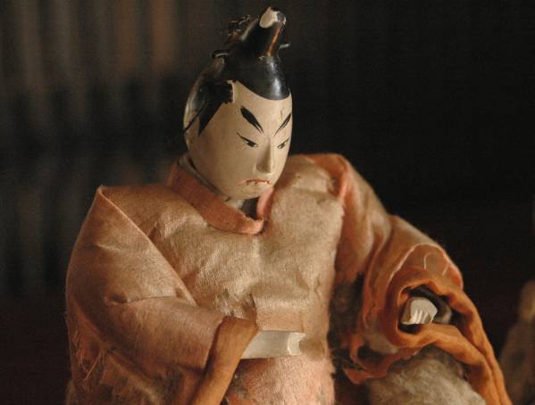 一風・古い雛人形 右大臣左大臣 江戸時代 アンティーク、コレクション