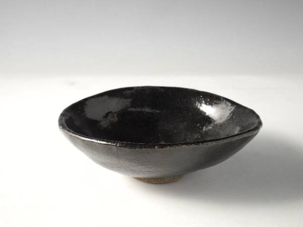 ◇栄◇楽 吉左衛門 了入 造 黒楽 茶碗 茶道具 62a33 Black 【公式通販】