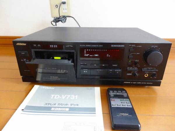ビクター ステレオカセットデッキ TD-V731 中古品 中古で長期室内保管