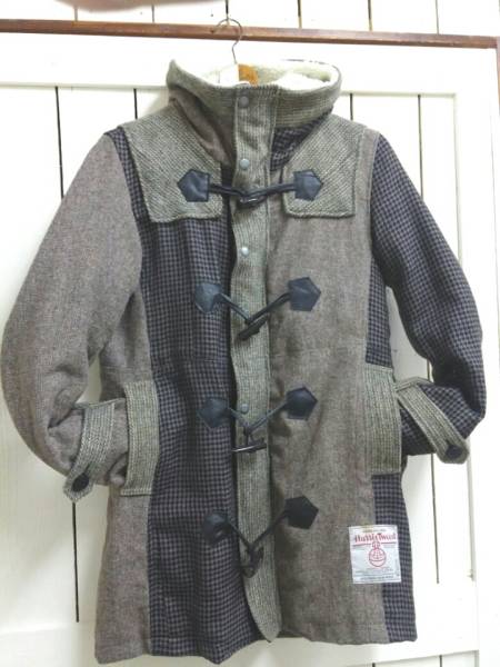 ハリスツイード リプロダクト ダッフル コート 100円