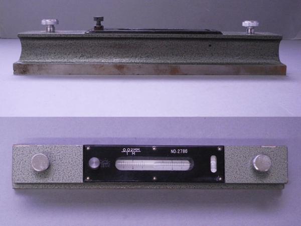 ◇ASAHI/旭印 理研計測器 平形精密水準器 0.02mm/1m 箱付