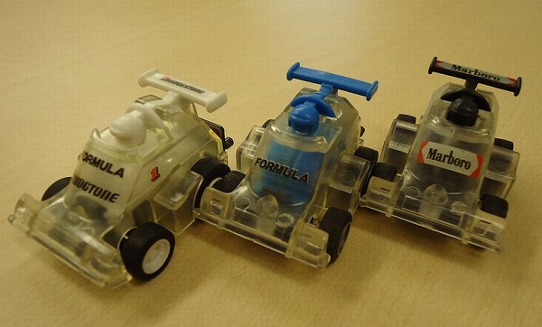 ★チョロQ 当時物 A-1 F-1 クリアカラー3台 白、青、黒 格安