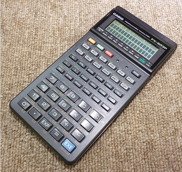 ☆CASIO カシオ プログラム関数電卓 FX-603P 美品 現状品☆