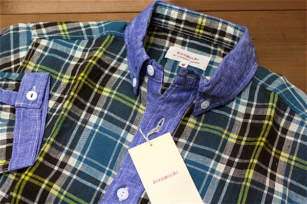 ★ヒロミチ ナカノ HIROMITI 7分丈シャツ 柄[33103-3-M]一 三