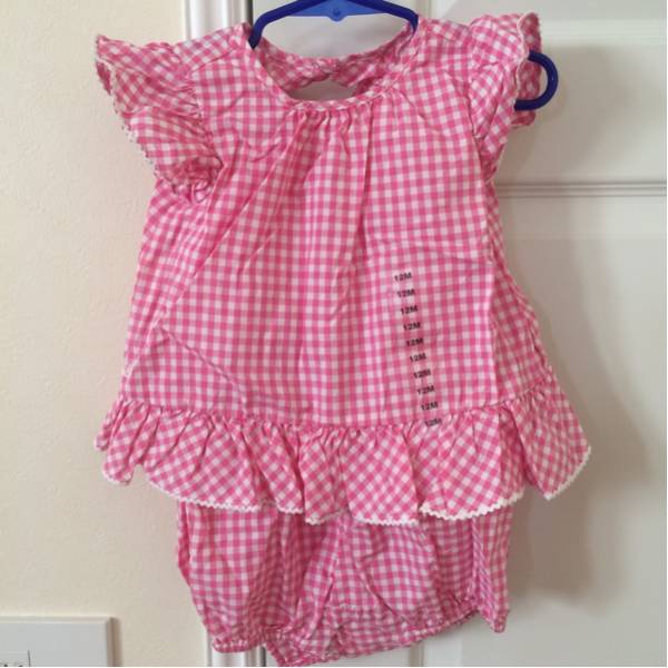 ラルフローレン ギンガムチェック ショートオール サイズ80