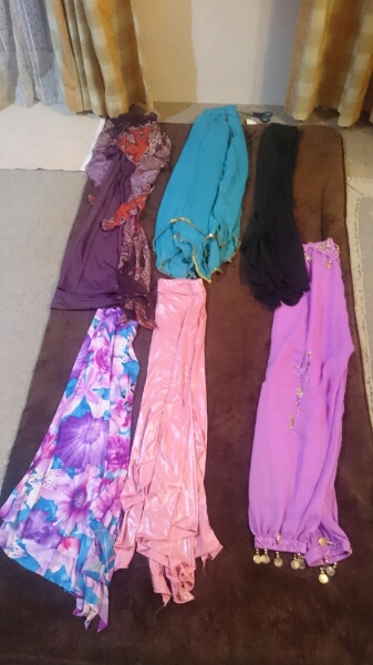 レッスン着パンツ５点、スカート１点セット