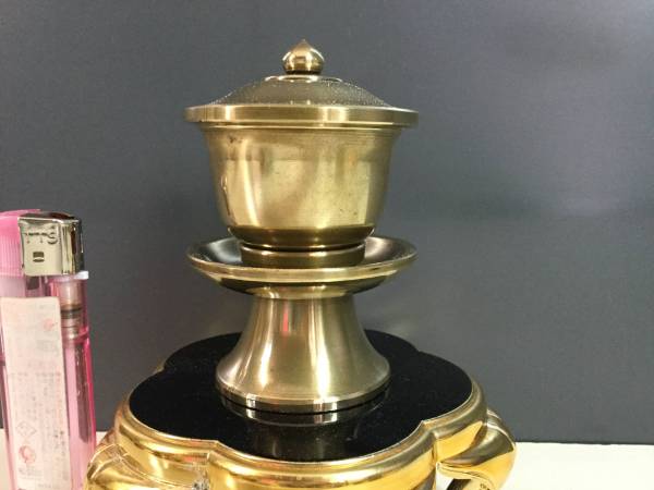 目玉品　真鍮製水差し　未使用展示品