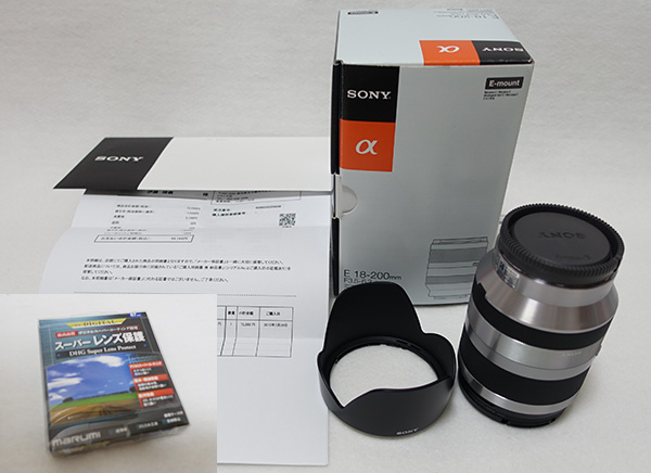 ■美品■ SONY SEL18200 OSS ズームレンズ フード付 保証あり