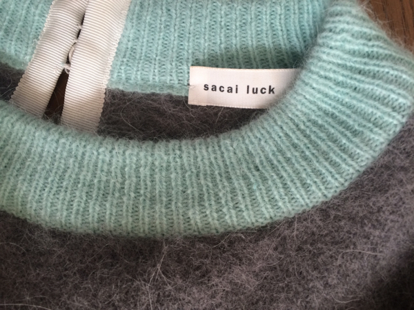 美品 sacai luck ふわふわ アンゴラ ニット very掲載 3万