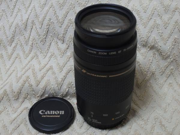 【ジャンク品】CANON ZOOM EF 75-300mm 1:4-5.6 Ⅱ USM 動品