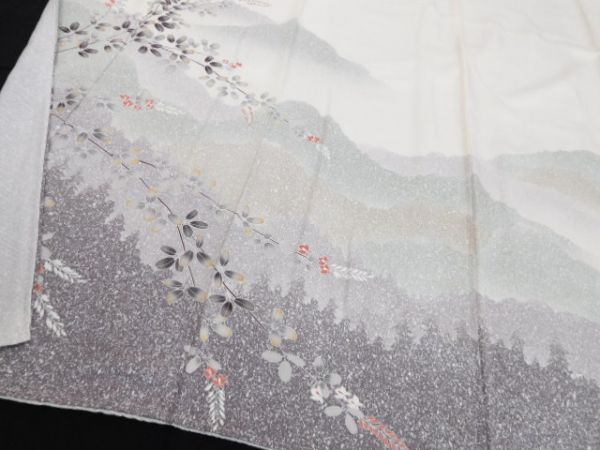 ゆめsaku 美しい着姿“心鎮める遠景に望む”訪問着 ｃ-114