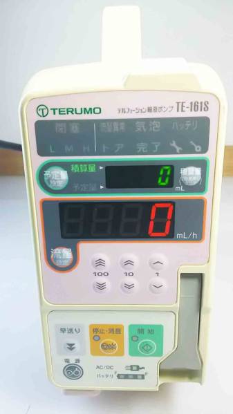 テルモ 輸液ポンプ テルフュージョン TE-161S TERUMO | 医療機器 - TE