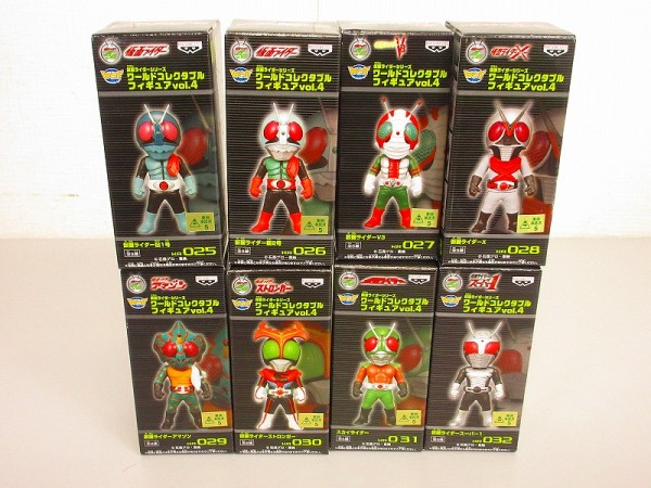 仮面ライダー ワールドコレクタブル フィギュア vol.4 全8種