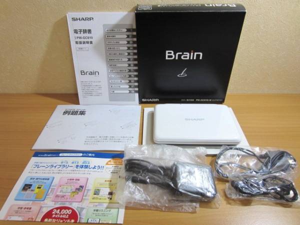 ☆SHARP ブレイン カラー電子辞書(PW-GC610)美品!! 【公式通販】