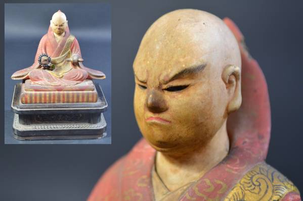 木彫り 空海 高さ43cm 仏像買取致しました｜愛品館千葉店