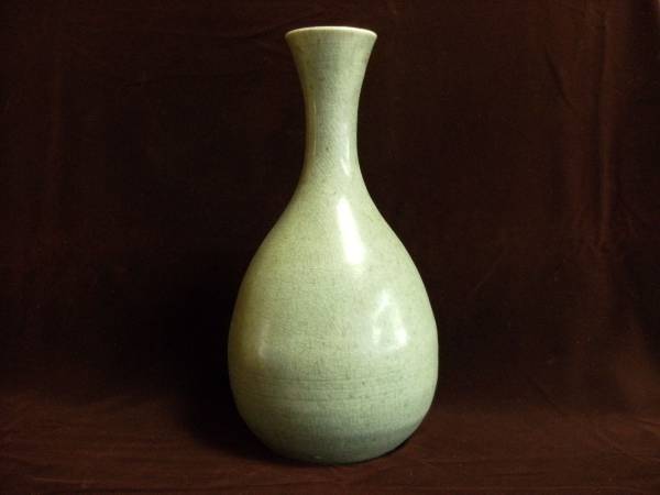高麗青磁 花入 花瓶 花器 L443 高麗青磁 花入 花瓶 花器 L443