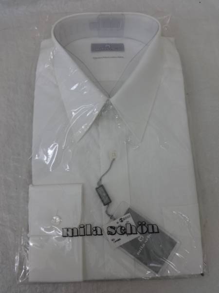 1万タグ付き！ミラショーン　白長袖ワイシャツ42-82　2-067