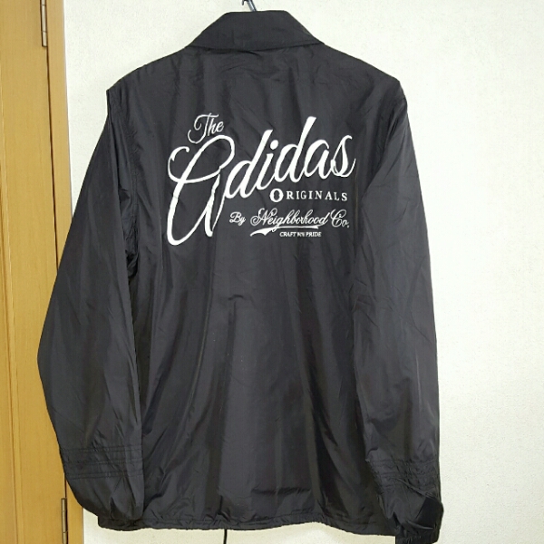 希少品アディダス×ネイバーフッドコラボコーチジャケットM