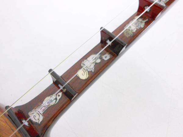 ○ベトナム民族楽器 ダン・グエット 弦楽器 ベトナム 2弦月琴(弦楽器