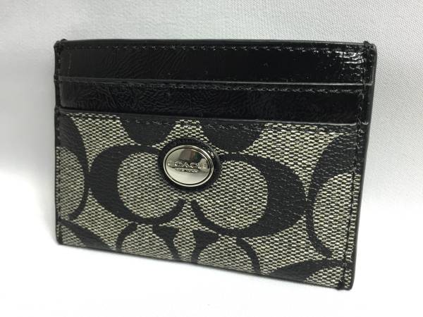 ★新品 本物 COACH コーチ シグネチャー カードケース 名刺入れ