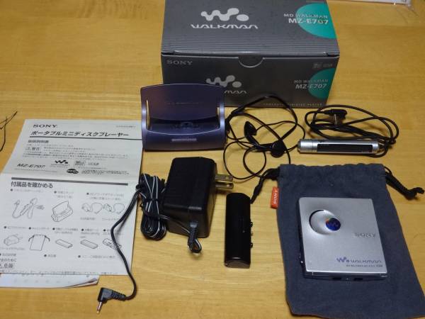Sony ソニー MZ-E707 MDプレイヤー ウォークマン 動作品付属品有 SONY